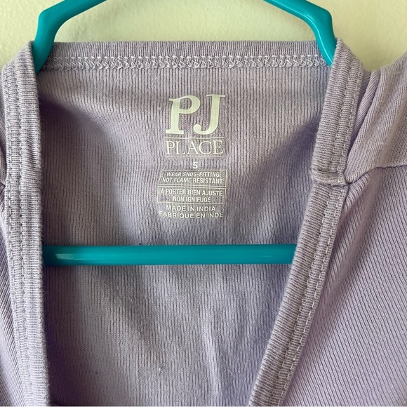 🌼 5/$25 PJ Place Girls Easter Pajama Top Peeps Graphic Tee Purple Size 5 Holiday - Picture 3 of 8